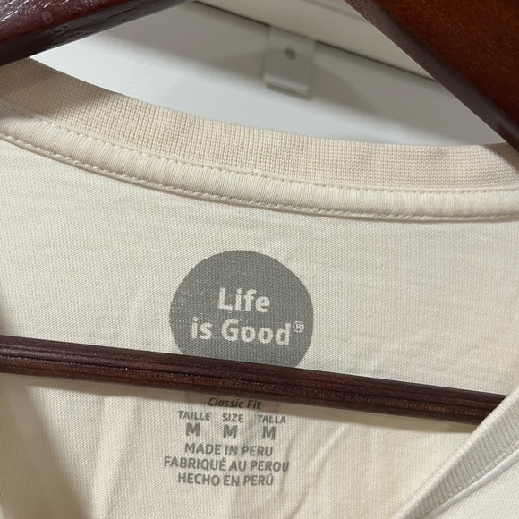 Life Is Good ‘Remember Where You Came From’ Patriotic Long Sleeve Shirt Size M - Picture 4 of 6